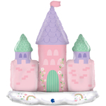 Шар Фольгированный Замок волшебный (Розовый)