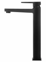 Смеситель для раковины высокий WONZON & WOGHAND CUBE 2.0 WW-88019068-MB черный матовый