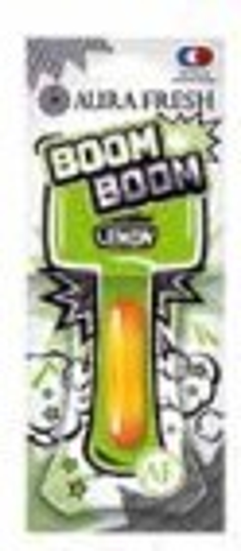Ароматизатор для автомобиля AURA FRESH BOOM BOOM "Лимон" с жидким центром