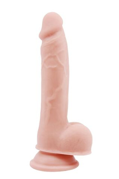 Телесный фаллоимитатор-реалистик Dual Density Dildo - 19,5 см. (Цвет: телесный)