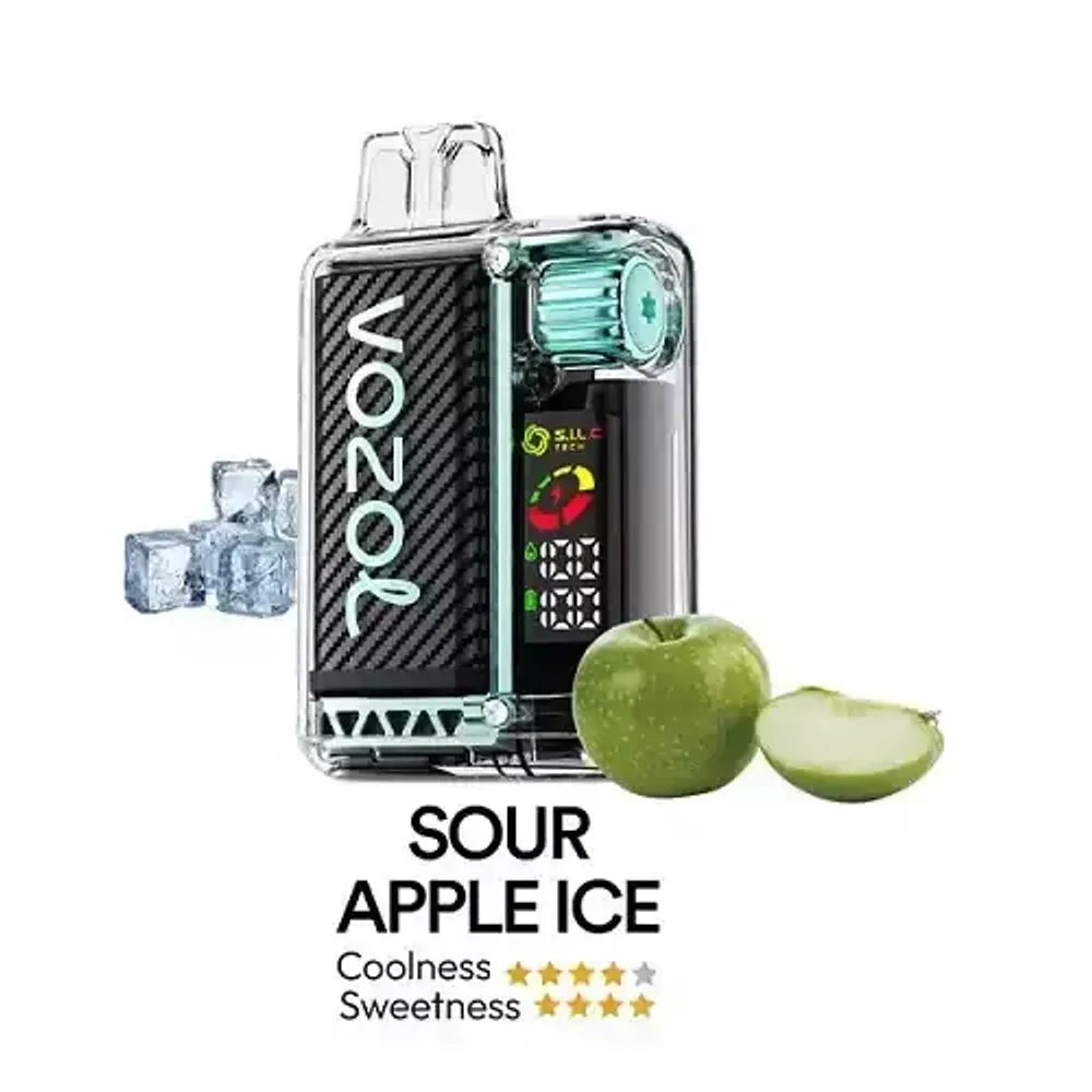 Vozol Vista 20000 - Sour Apple Ice (5% nic)