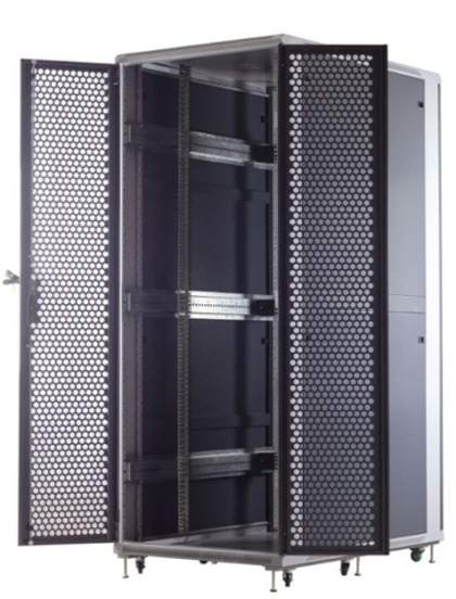 Шкаф напольный 19", 42U SNR SNR-TFC-428010-CPDP-G-SF