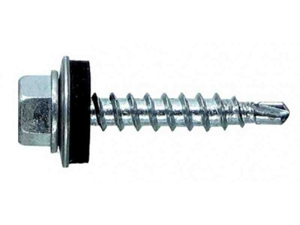Саморез кровельный мет-дер, цинк 4,8*50 (2500шт/уп)