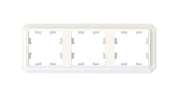 Рамка 3-м AtlasDesign Antique универс. жемчуж. SE ATN100403