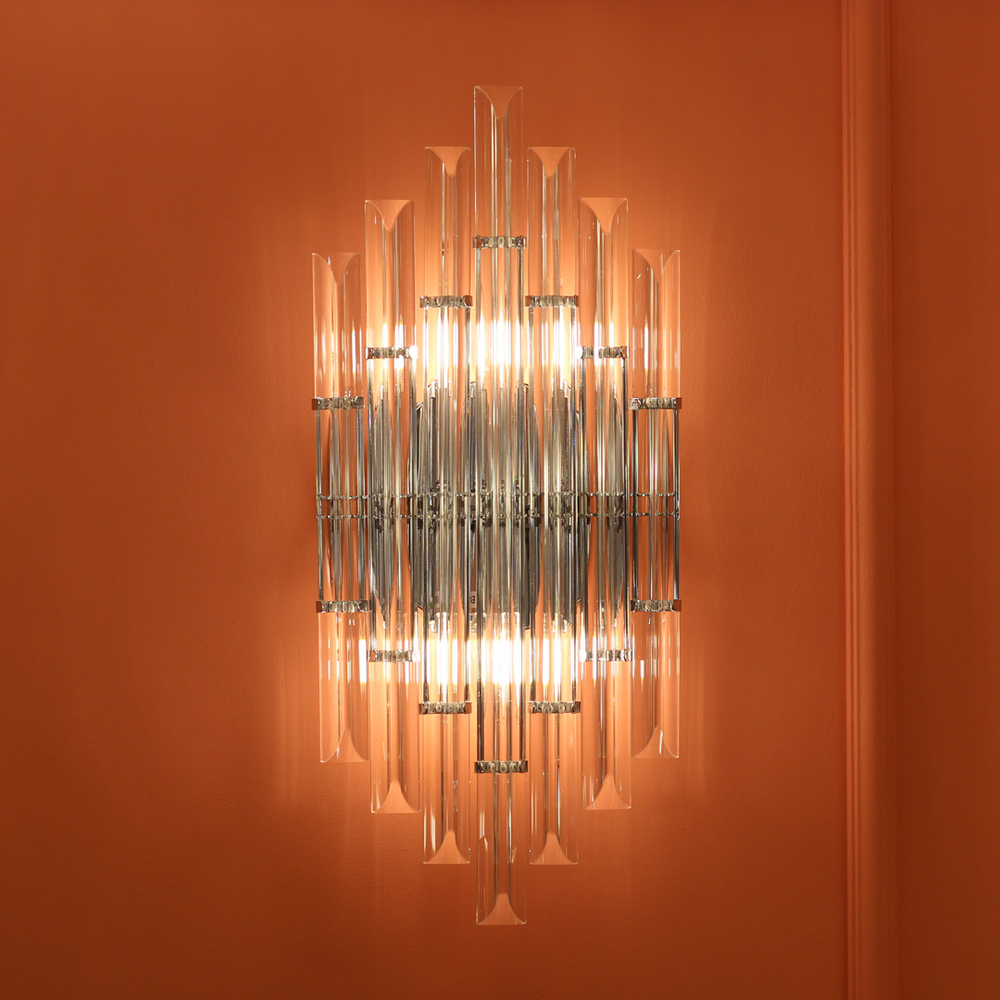 Бра Cloyd ORATORIA-A W2 / выс. 50 см - хром (арт.20145)