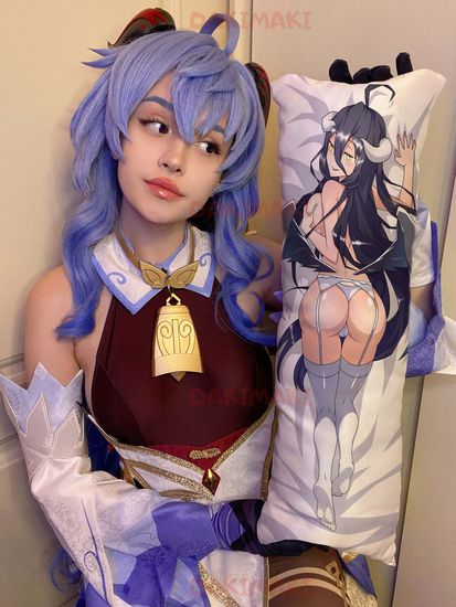 Мини дакимакура Альбедо (Владыка) из Владыка арт. M0128, 60х20 см