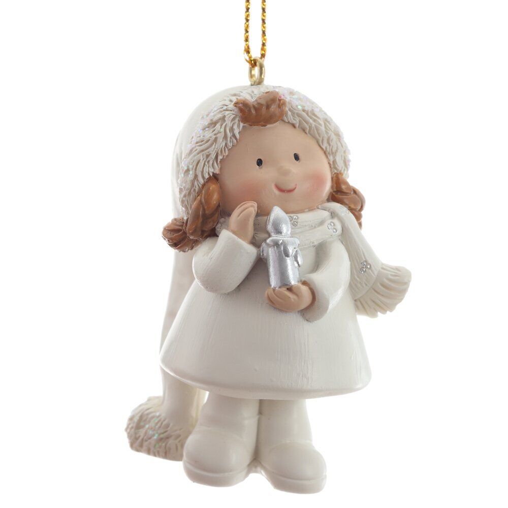 GAEM Фигурка декоративная подвесная "Девочка", L4 W3,5 H6,5 см, 3в.