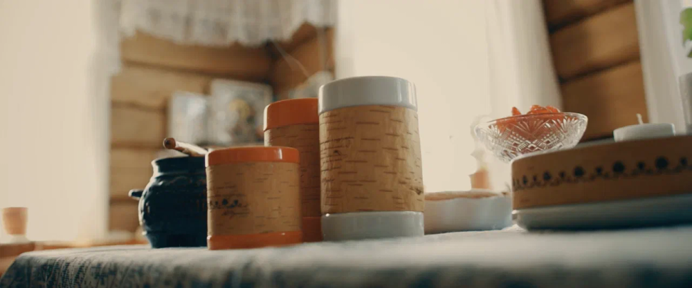 Кружка большая фарфоровая без ручки с цитатами А.С. Пушкина на бересте. Пушкин - наше всё.