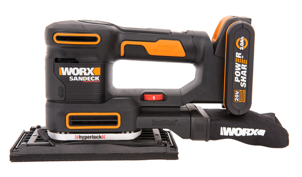 Виброшлифмашина аккумуляторная WORX WX820