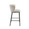 Полубарный стул Ciselia 65 см, белое букле