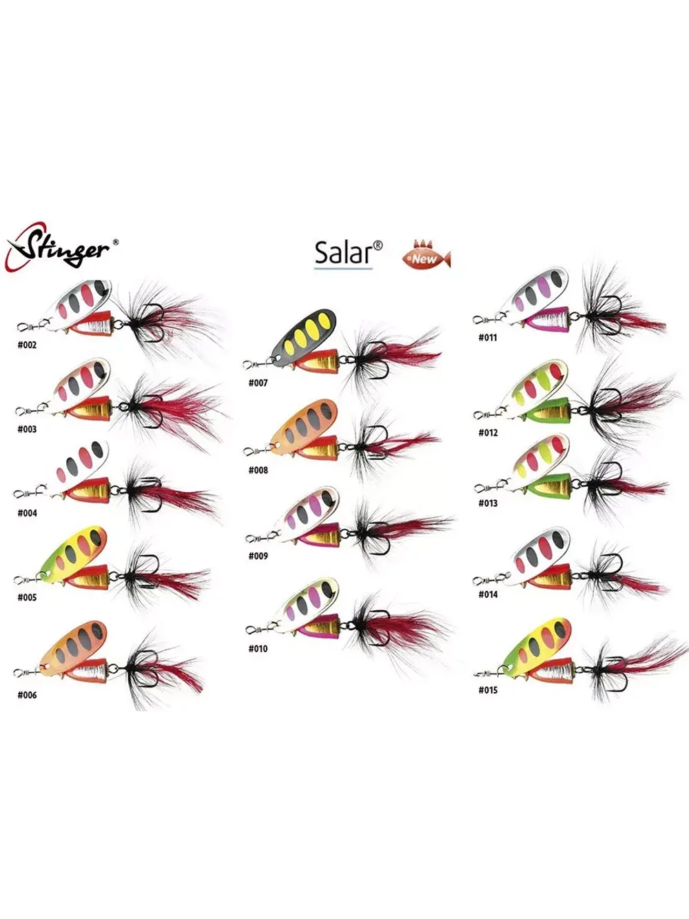 Блесна для рыбалки вертушка Salar #3 8,3гр #013