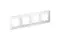 Рамка Systeme Electric ATLASDESIGN AIR 4-постовая белая 40596