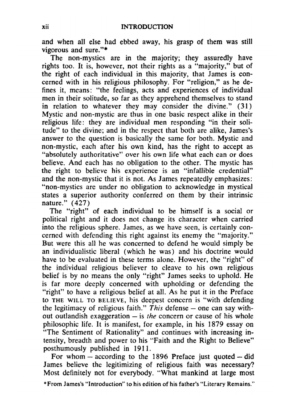 The varieties of religious experience. a study in human nature, being the Gifford lectures on natural religion delivered at Edinburgh in 1901-1902 | James William