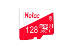 Карта памяти Netac MicroSD P500 Eco Class 10 UHS-I + SD адаптер,128GB