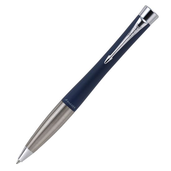 Шариковая ручка Parker Urban K200, цвет: Night Sky Blue CT, стержень: Mblu,  S0767060