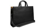 COACH Rogue Leather Briefcase Large Unisex Black