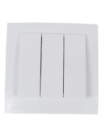 Выключатель 3-кл белый