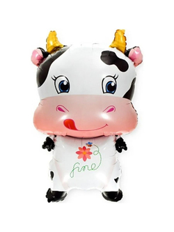 Шар (39""/99 см) Фигура, Милая корова, 1 шт. В002/В004/В005/В006