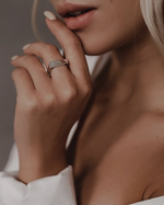 кольцо twisted square