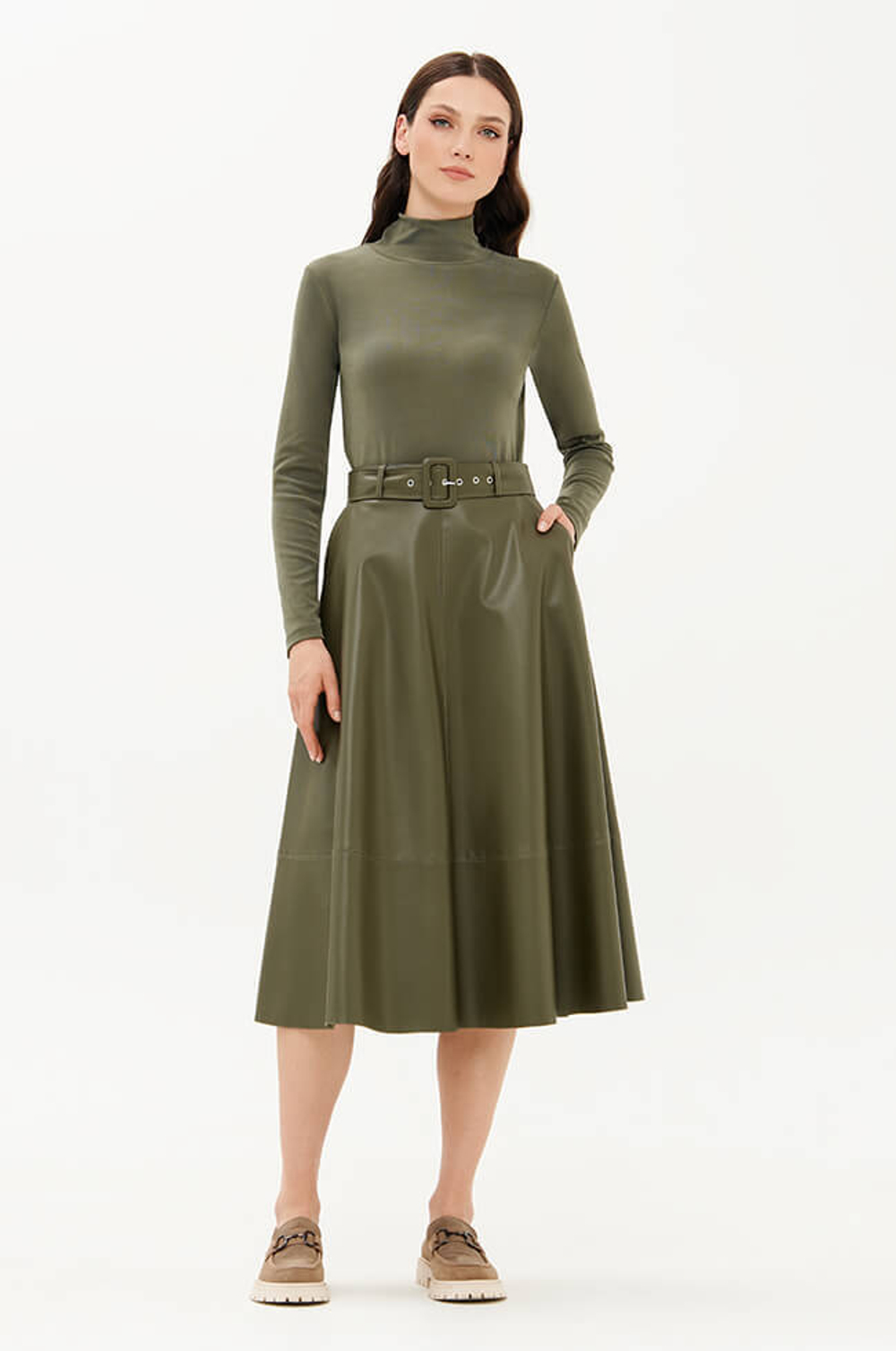 4898 Юбка женская (хаки)