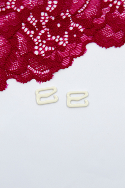 Кольцо, регулятор, крючок для бюстгальтера шампань 1 см