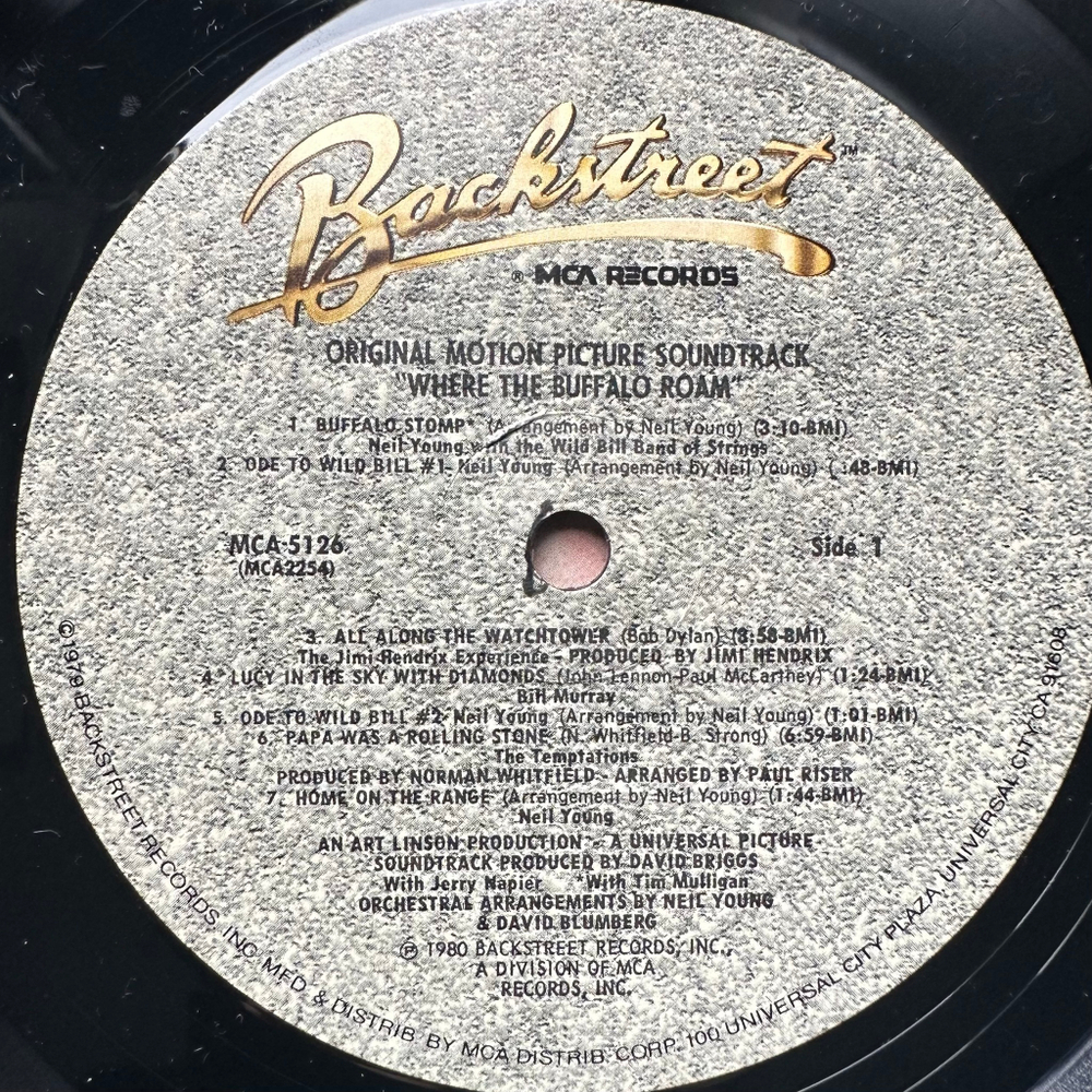 Саундтрек к фильму Там где бродит бизон (США 1980г.)