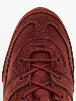 Massimo Dutti Кроссовки из натуральной кожи с декоративными элементами, красный