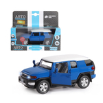 Модель 1:32 Toyota FJ Cruiser, синий, свет, звук, откр. двери, инерция