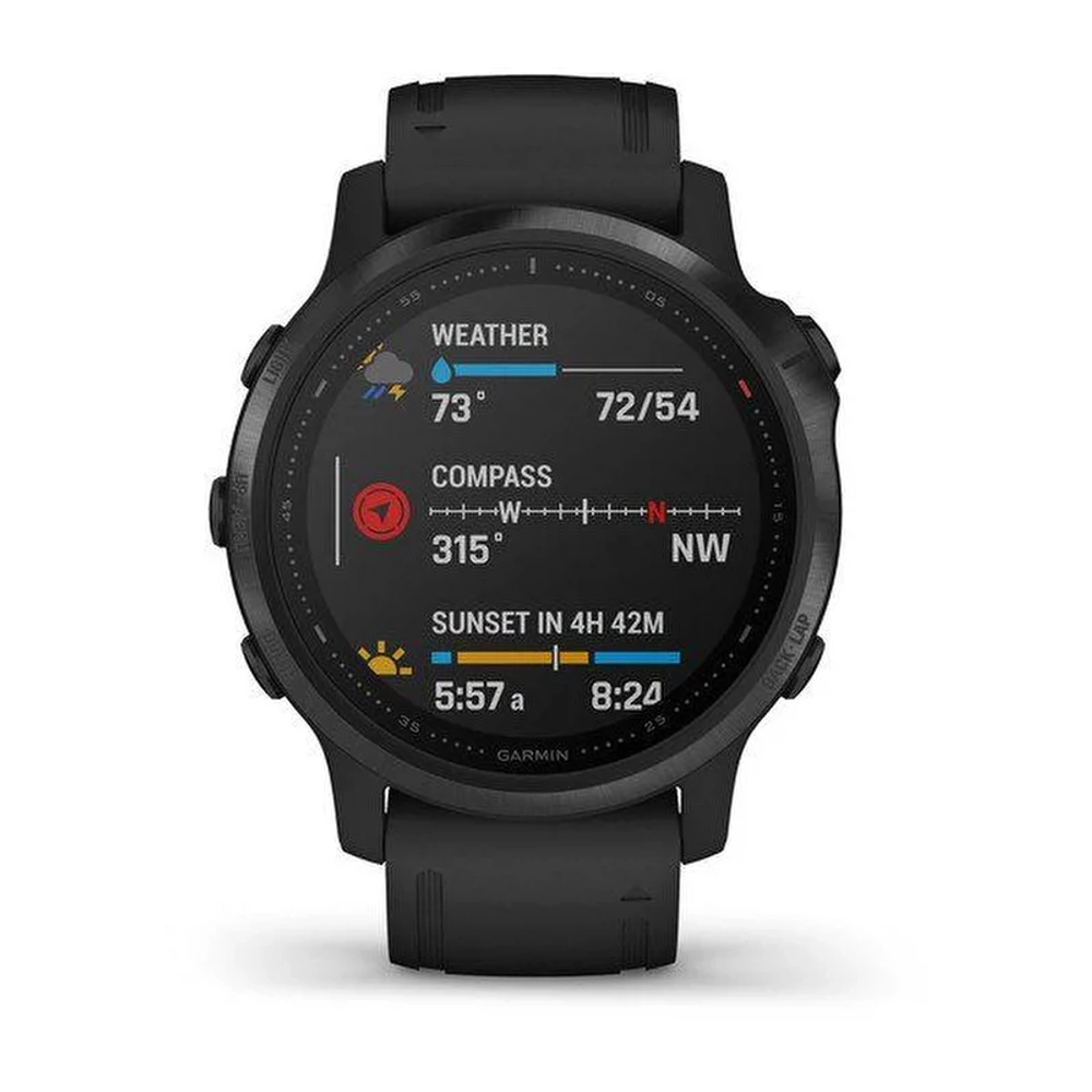 Смарт-часы Garmin Fenix 6s Pro, черный, 010-02159-14
