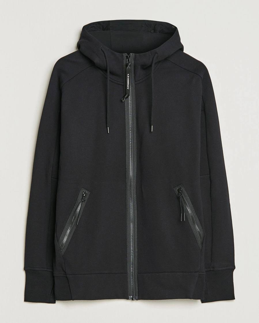 C.P. Company Goggle Zip Hoodie Black