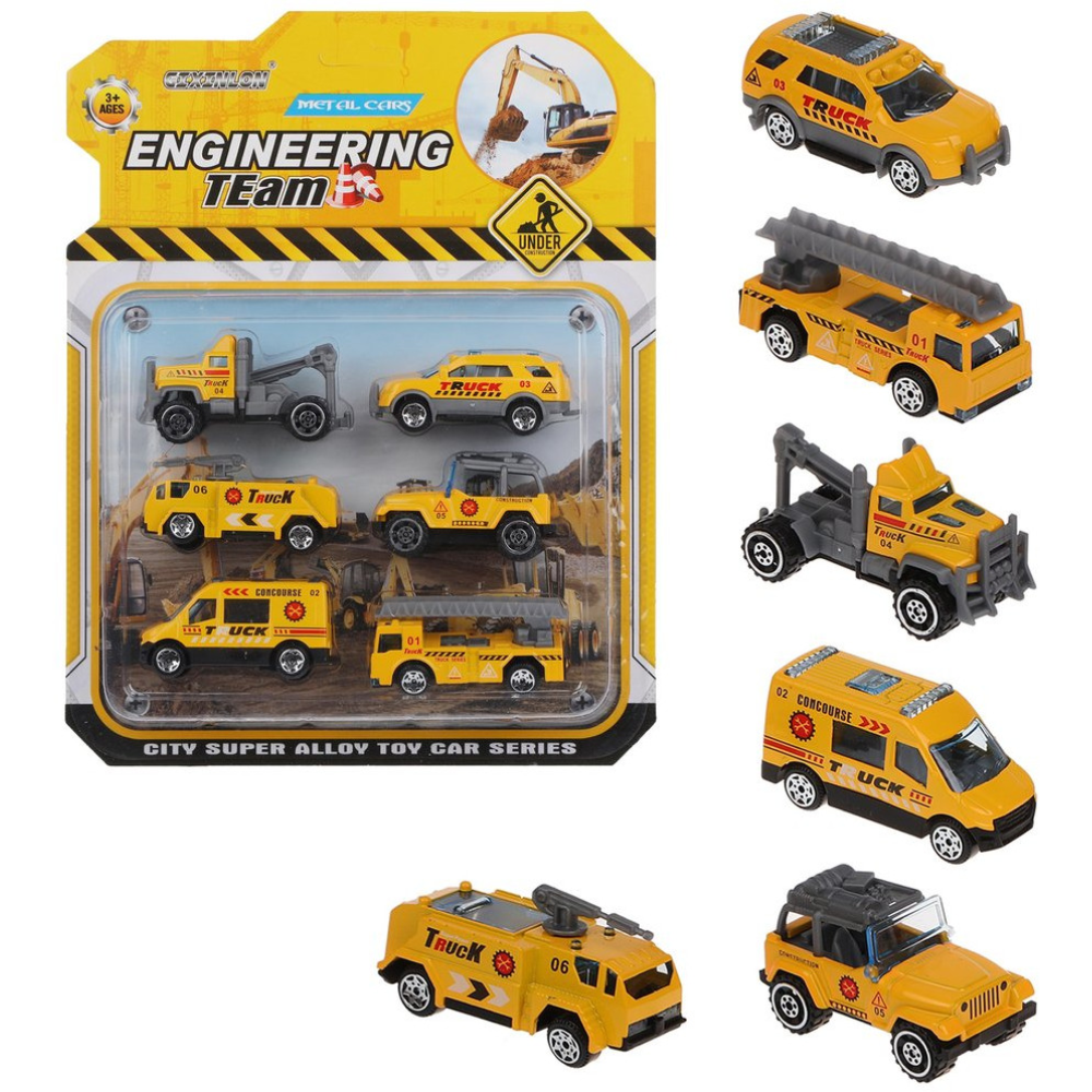 Набор машинок Constrliction 12 шт