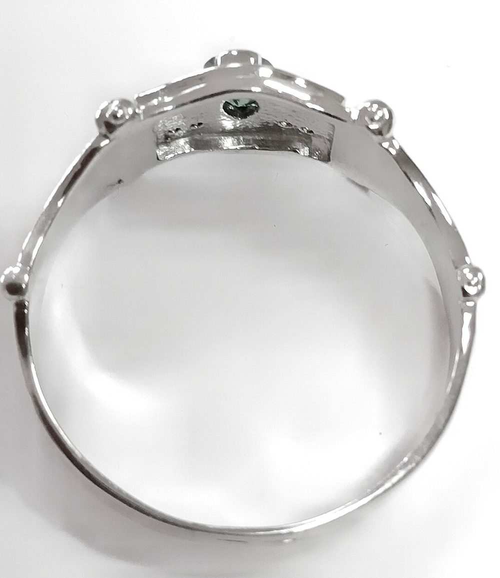 Ювелирное кольцо из серебра 925 пробы,вставка фианиты