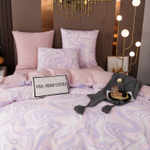 Комплект постельного белья Сатин Элитный на резинке CPLR036