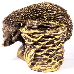 Держатель для зубочисток Ежик Барб Бронза