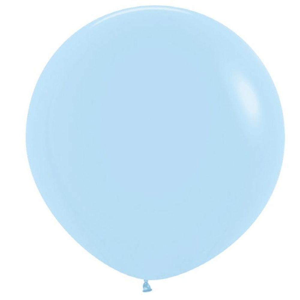 Шар 24&quot; Нежно-голубой, Пастель Матовый (Макаронс) / Blue 640 Sp