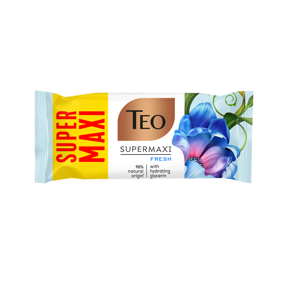 Мыло твёрдое TEO Super Maxi FRESH 140гр.
