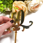 Топпер акриловый "Цифра юбилейная 50 ВЕНЗЕЛЯ"