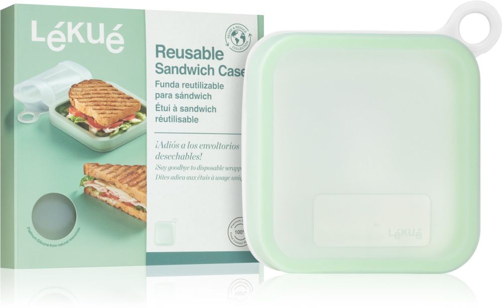 Lékué силиконовая упаковка для сэндвичей Reusable Sandwich Case