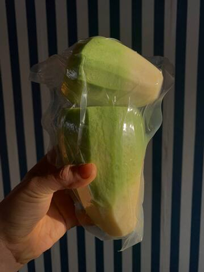 Редька зеленая чищеная