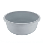 Таз круглый 6,5л серый шторм