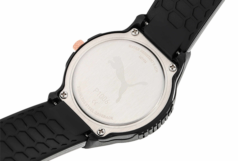 PUMA Darth Vader Collection Wrist Watch Quartz Movement Resin Strap 36mm 40mm Black Dial Women"s Watch P1006