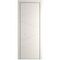 Межкомнатная дверь эмаль Profil Doors 2PA перламутр белый глухая профиль никель матовый