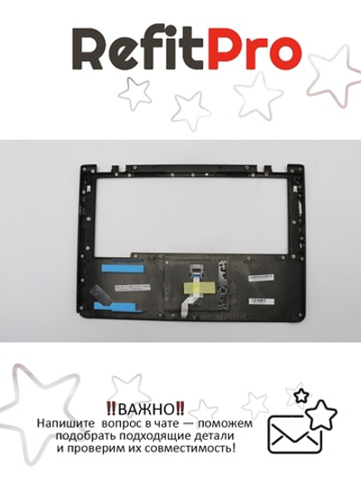 Верхняя панель клавиатуры (топкейс) для ноутбука Lenovo ThinkPad Yoga 12 черная, с тачпадом (00HN577), оригинал