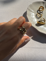 Кольцо двойное