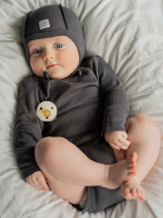 Боди Mjölk Steel Grey с длинным рукавом