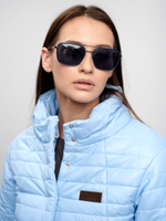 Полупальто "Сити" голубой