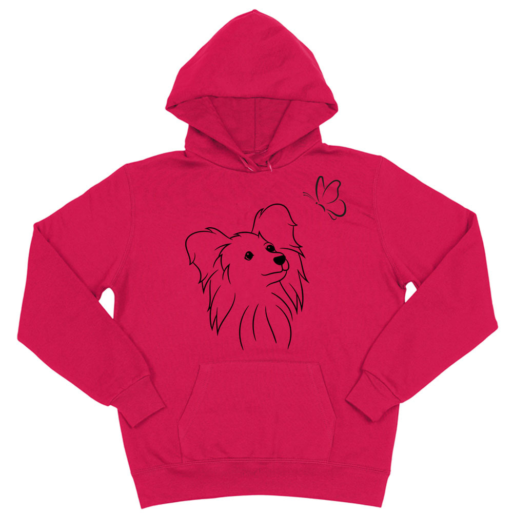 Толстовка "Папильон и бабочка"