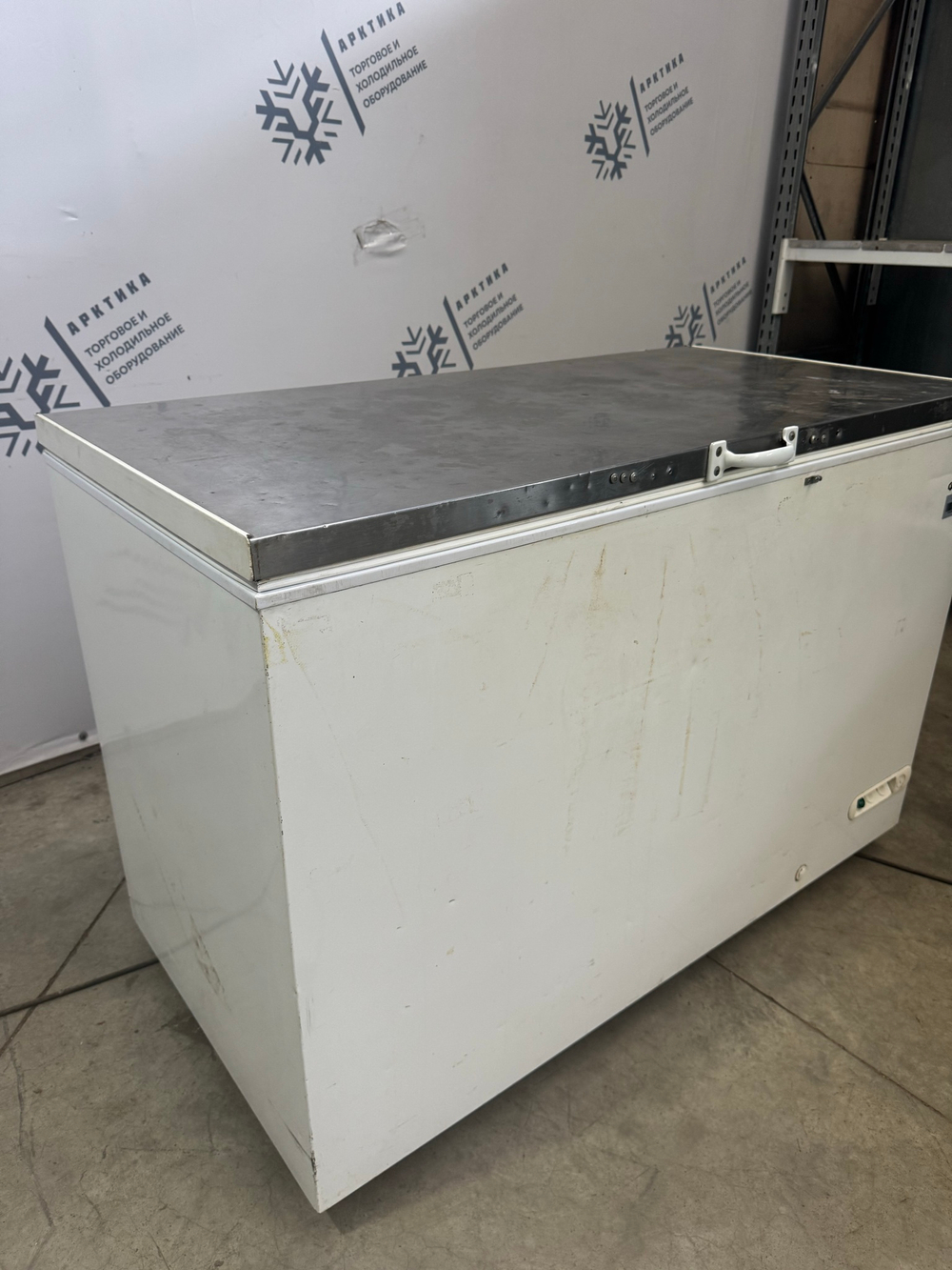 Ларь морозильный Gram CF45S (глухая крышка из нержавеющей стали)