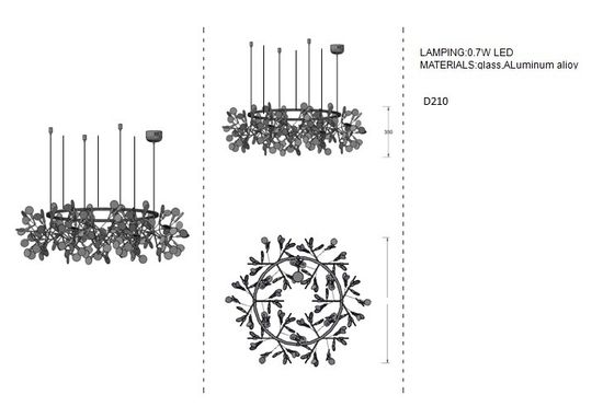 Люстра Heracleum the Big O D105