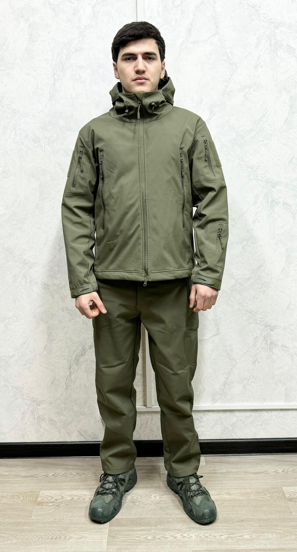 Тактический камуфляжный костюм softshell